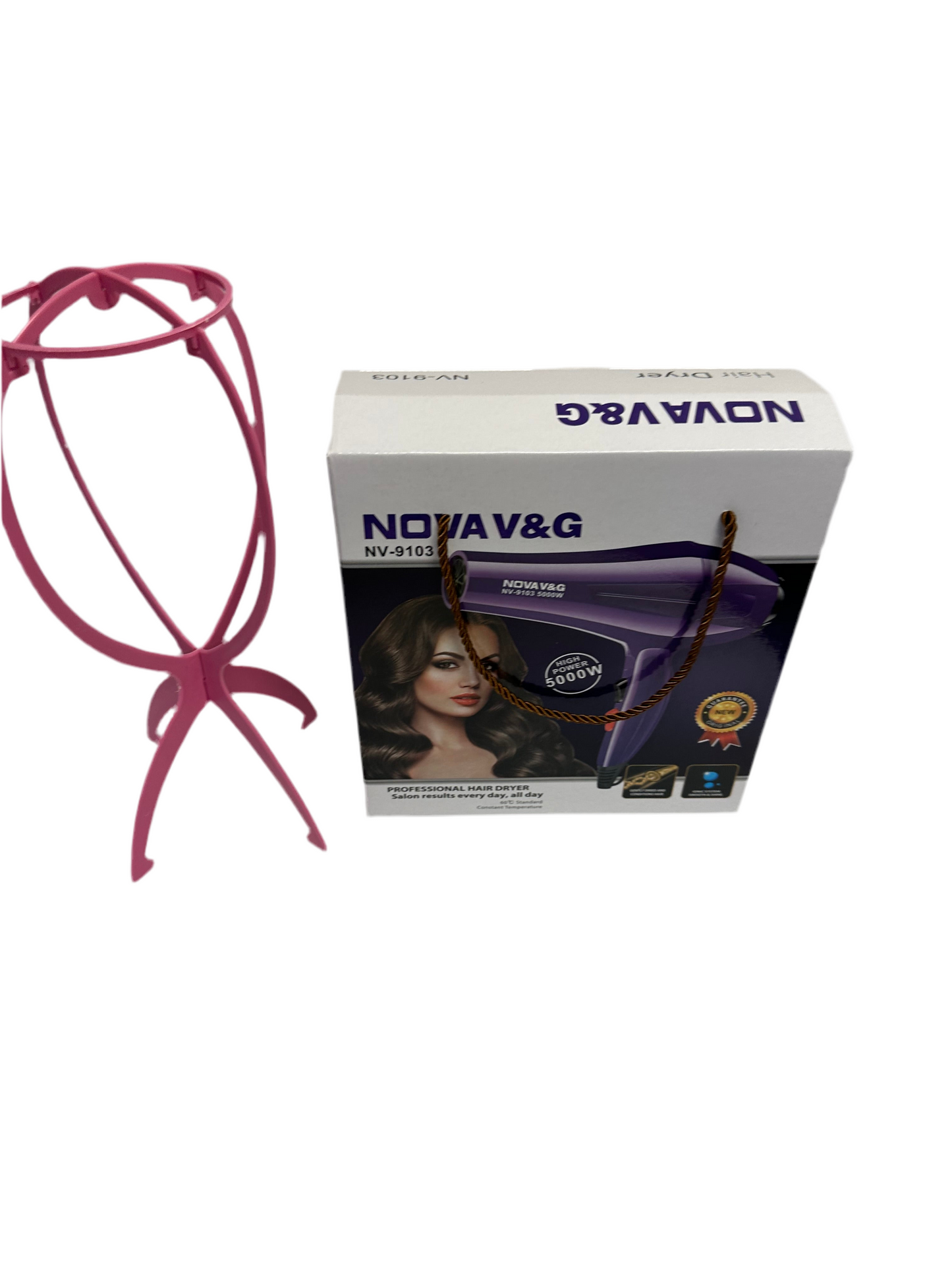 WIG STAND & A HAIR DRYER