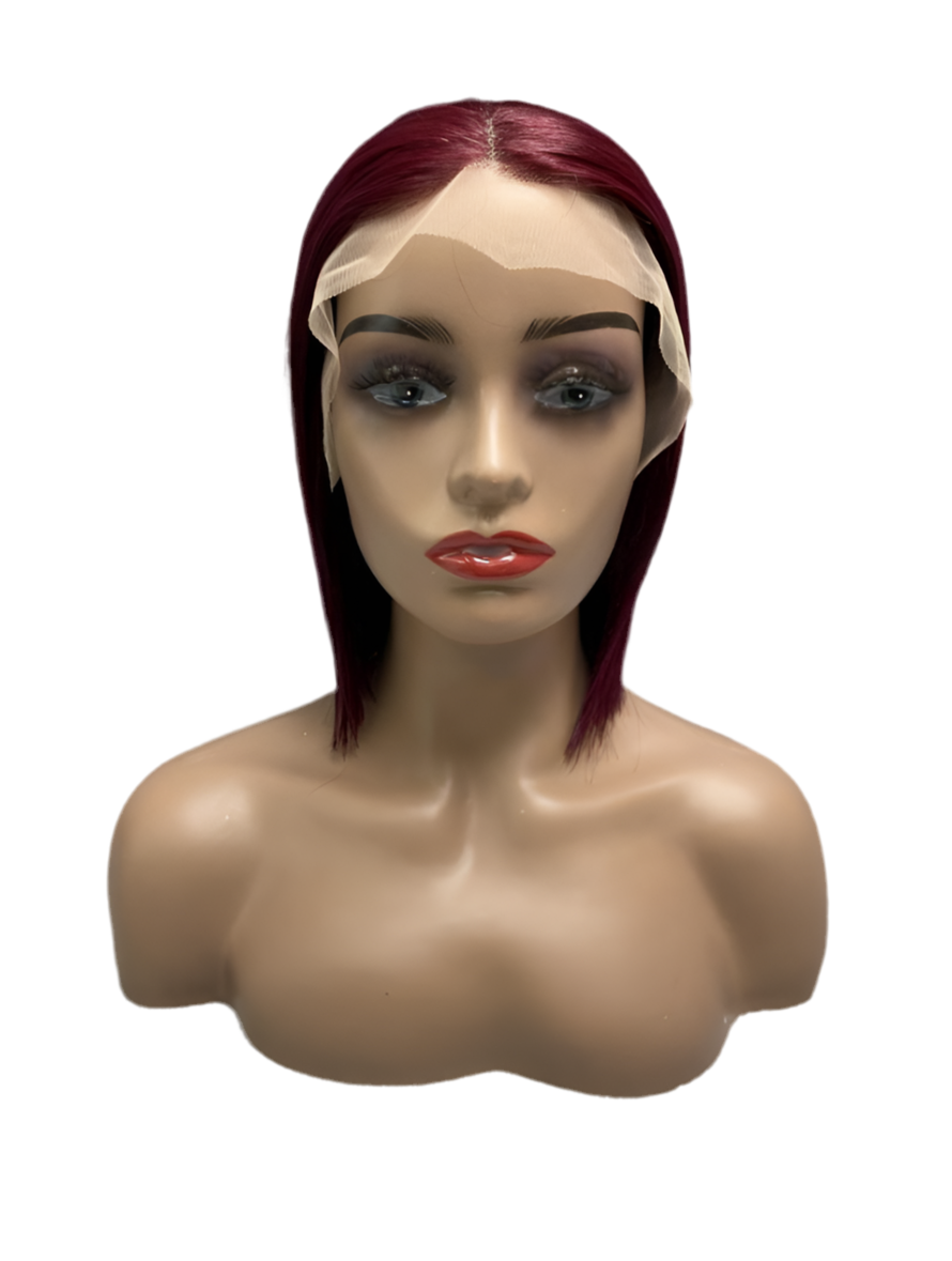 BRAZILIAN RAW HAIR FULL FRONTAL WINE COLOUR