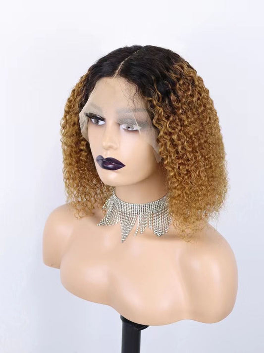 PERUVIAN VIRGIN HAIR  BLACK AND GINGER