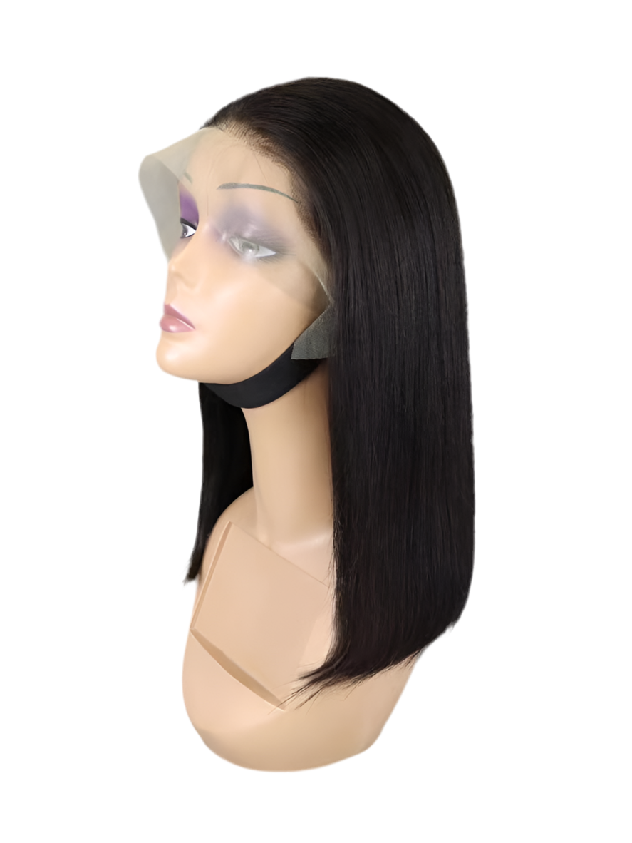 PERUVIAN VIRGIN HAIR NATURAL BLACK FULL FRONTAL