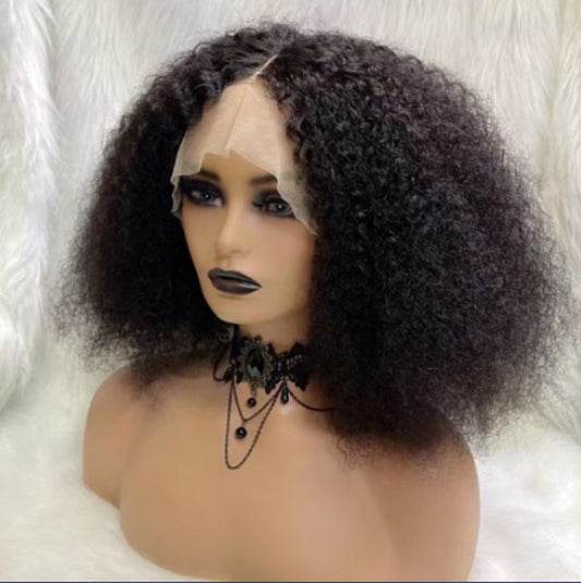 Afro kinky curly wig  T-Part LACE 14"