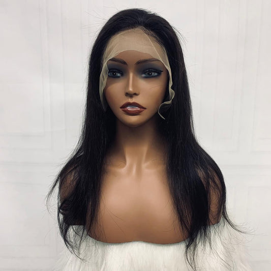 PERUVIAN VIRGIN HAIR FULL LACE 360 CLOSURE  18″